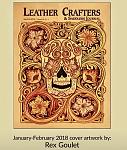 Very honored to make the cover of the Leather Crafters & Saddlers Journal magazine.