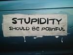 Stupidity Pain